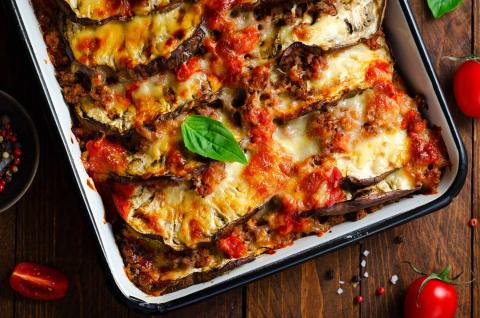 Gratin tomates-mozzarella