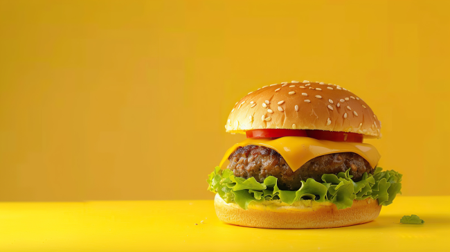 Burger Healthy et frites de patate douce