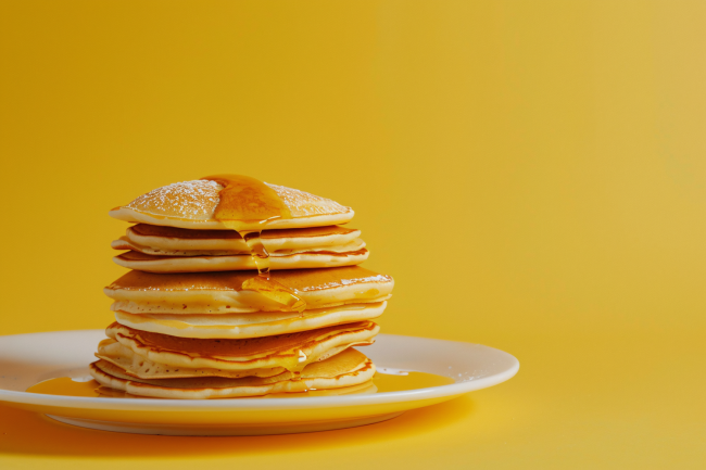 Pancakes à la compote de pomme sans sucre