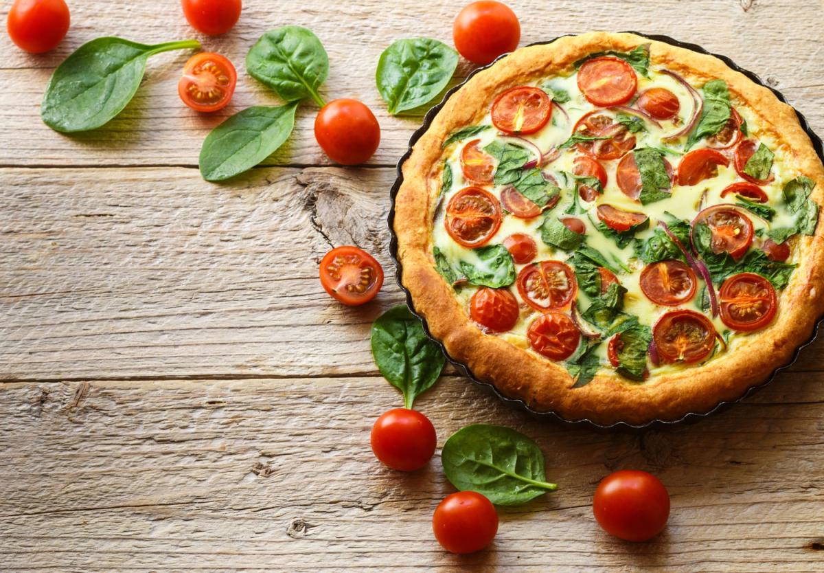 Tarte rustique aux légumes d'été