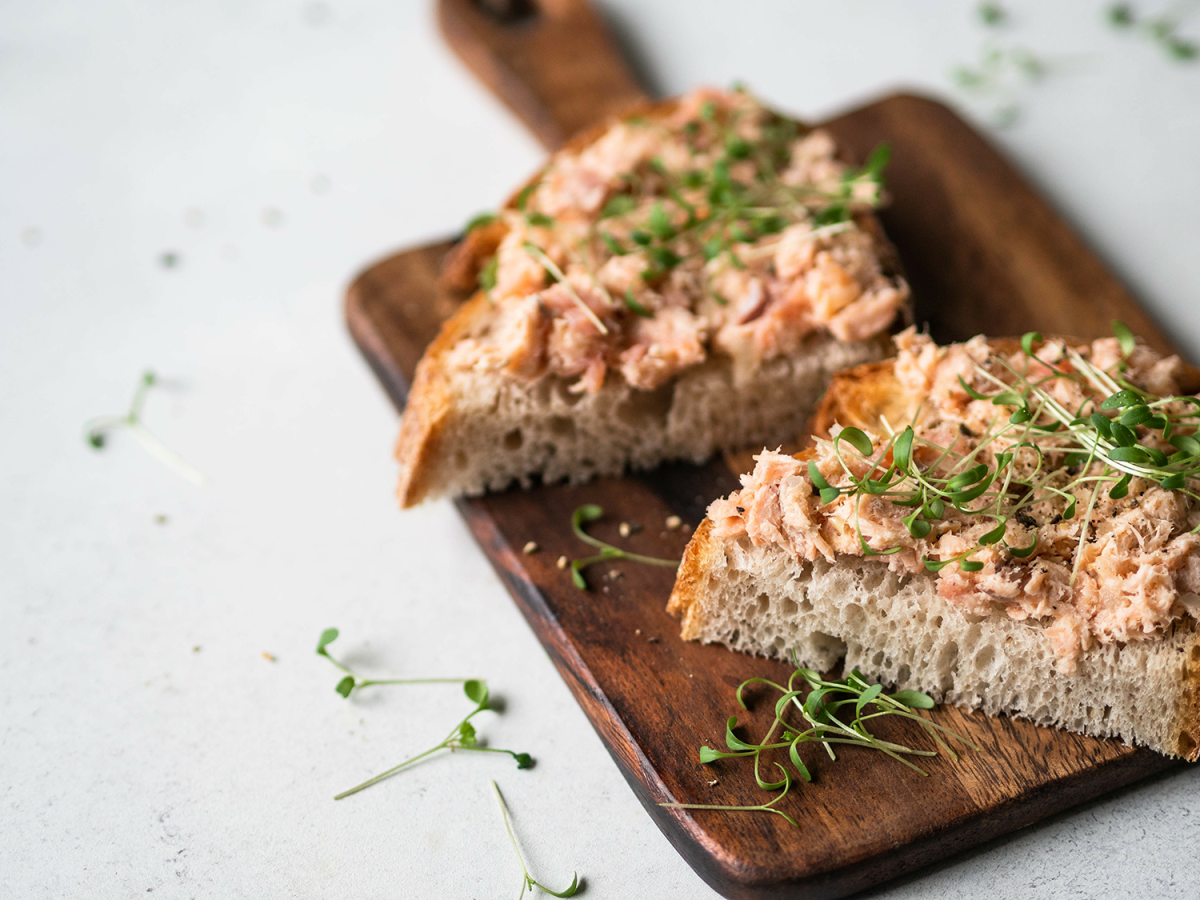 Recette de rillettes de saumon aux lentilles corail